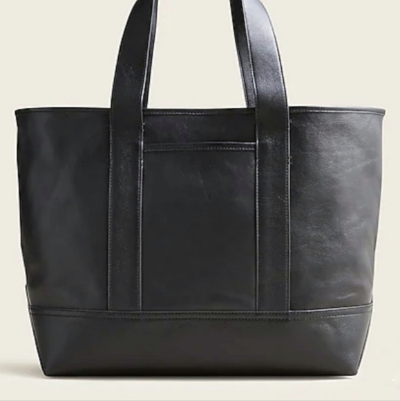 J. Crew Handbags - J. Crew | Medium Montauk Leather Tote